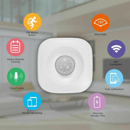 PIR-WLAN-Smart-Bewegungssensor Infrarot Drahtlos Bewegungsmelder Alarm