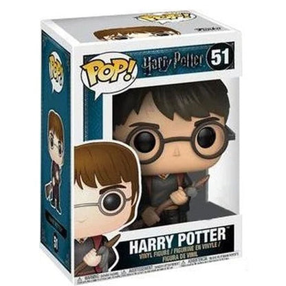 Funko Pop! Harry Potter – (51) Harry Potter mit Feuerblitz und Feder Vinylfigur