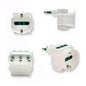 ADAPTER TRIPLE PLUG 10A/16A SCHUKO SOCKET SPACE-SAVING MULTI-SOCKET BIPASSO 5053
