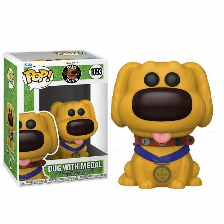 Funko Pop Disney Pixar - Dug Day 1093 Dug With Medal Vinyl-Actionfigur Statue