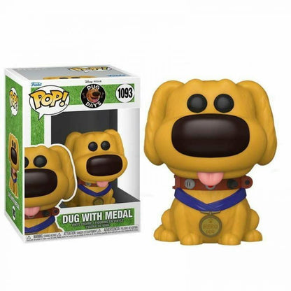 Funko Pop Disney Pixar - Dug Day 1093 Dug With Medal Vinyl-Actionfigur Statue