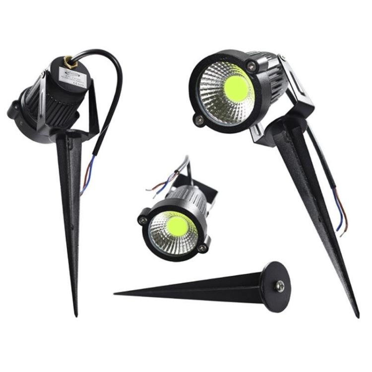 LED Strahler 5W für Außenbereich mit Erdspieß Garten Wandhalterung Scheinwerfer 4000K