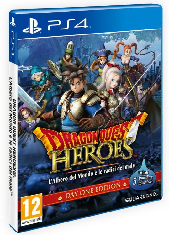 Dragon Quest Heroes Day One Edition PS4 Italienisch Neu PlayStation 4 Versiegelt