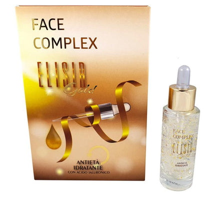 Gesichtsserum Face Complex Elixier Gold Anti-Aging Feuchtigkeitsspendend mit Hyaluronsäure gegen Falten
