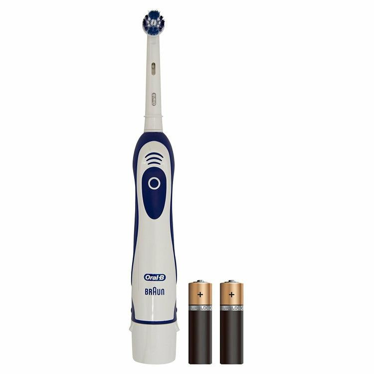 Oral-B Advance Power elektrische Zahnbürste batteriebetrieben + 2 AA-Batterien enthalten Braun