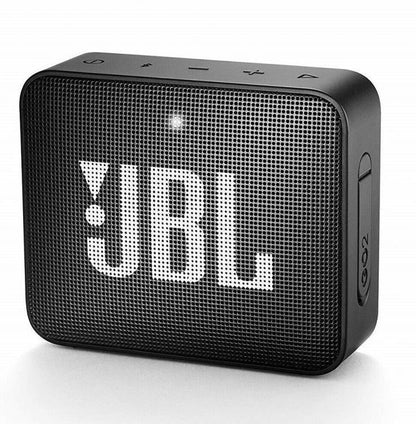 JBL Go2 Bluetooth Lautsprecher Box USB Aux In Musik Tragbarer Audio Diffusor Schwarz