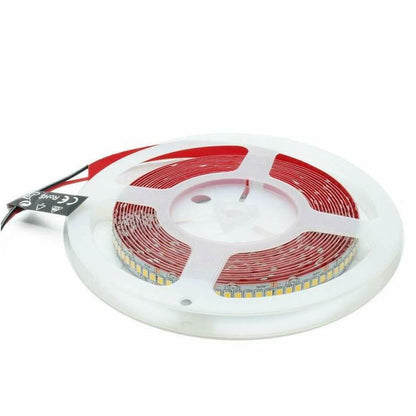 LED-Streifen 5m, 600 LEDs 2835, 61W, 24V, Rolle 5m, beidseitig klebend | Kaltweiß 6500K