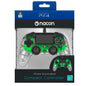 NACON WIRED PS4 CONTROLLER LUMINOUS COMPACT LIGHT EDITION GREEN LED NEW PAD