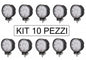 Kit 10 Piece 27W Spotlights 27 Watt 9 LED 12V Auto Work Light Bar Boat Jeep