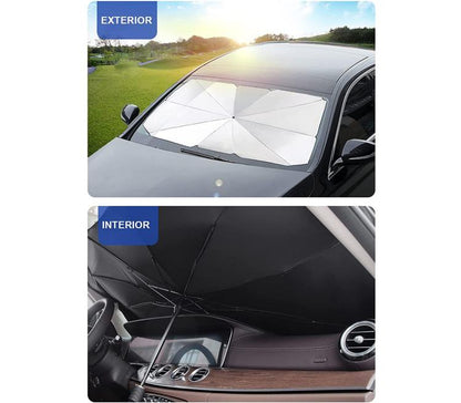 Car Windshield Sunshade Umbrella Portable Foldable 140x78cm