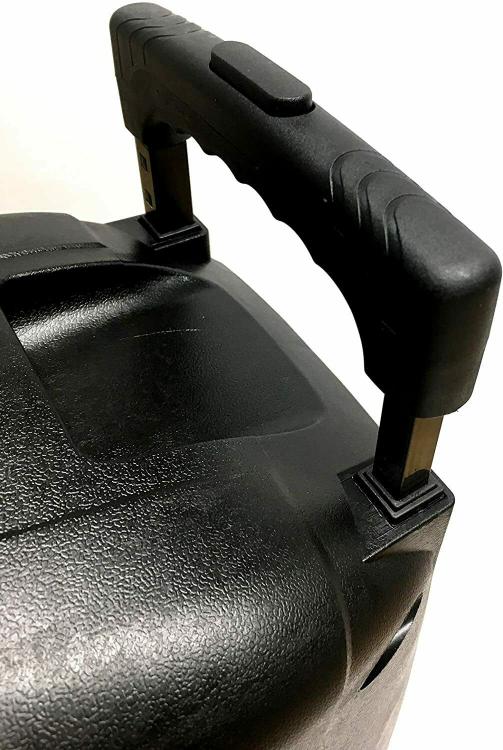 VERSTÄRKTER KARAOKE-LED-LAUTSPRECHER 300W PMPO BLUETOOTH USB SD MIKROFON UND FERNBEDIENUNG