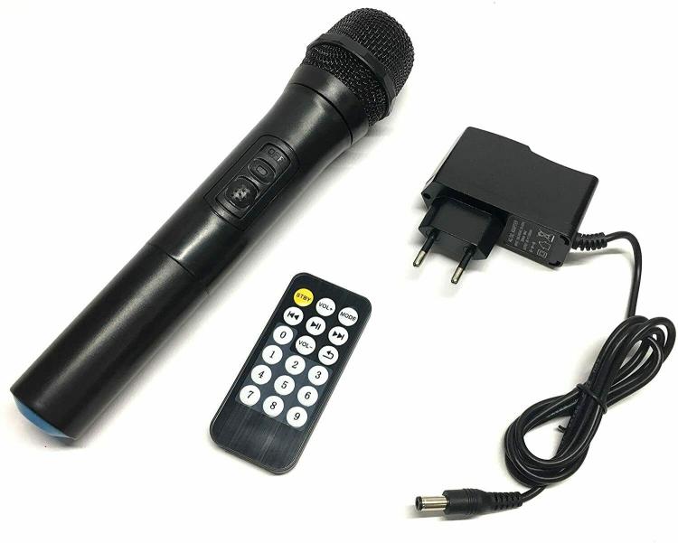 VERSTÄRKTER KARAOKE-LED-LAUTSPRECHER 300W PMPO BLUETOOTH USB SD MIKROFON UND FERNBEDIENUNG