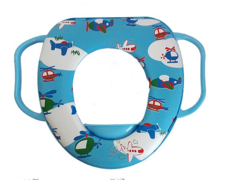 Riduttore Wc con Maniglie per Bambini Sedile Morbido Copriwater Water 59783