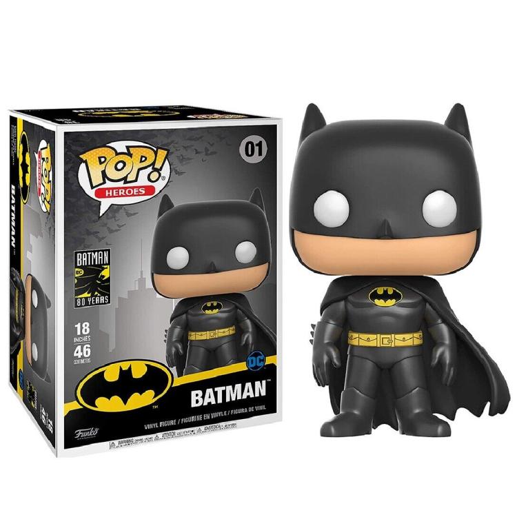Funko Pop ! Heroes - Batman 80 Jahre - (01) Batman Giant 46cm Vinylfigur DC