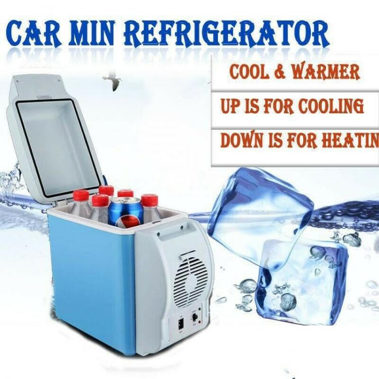 Frigo Portatile 7,5 Litri 12V Scaldavivande Mini Frigorifero Auto Barca Camper