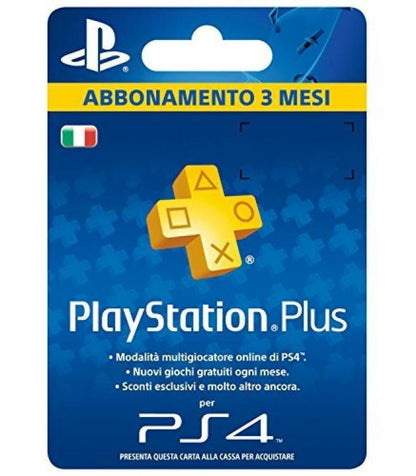 PlayStation Plus-Karte 3 Monate Abonnement PSN - 90 Tage Sony PS4 Code