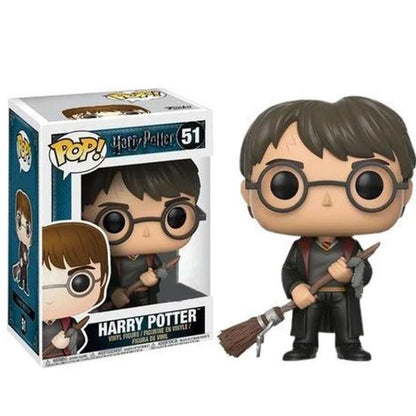 Funko Pop! Harry Potter – (51) Harry Potter mit Feuerblitz und Feder Vinylfigur