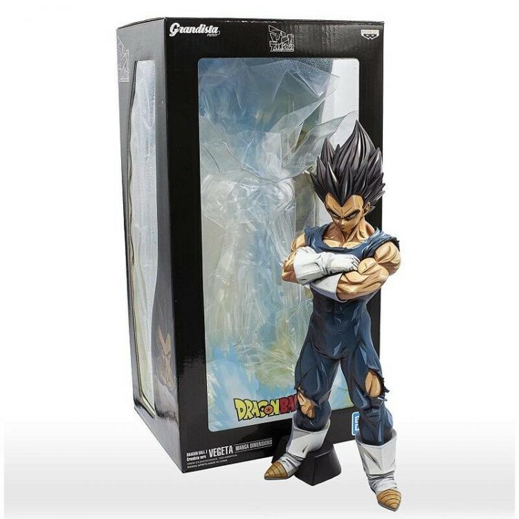 BANPRESTO GRANDISTA DRAGON BALL Z NERO VEGETA 28cm MANGA DIMENSIONS PVC STATUE