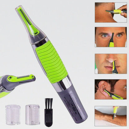 Mini Rasoio Microtouch Max Elettrico Luce Regola Barba Basette Naso Sopraciglia