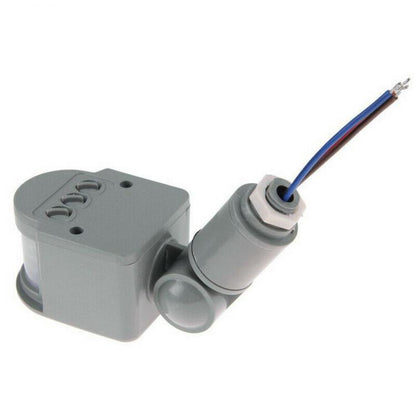 180° Infrarot-Bewegungssensor PIR 220V Dämmerungsschalter LED-Scheinwerfer-Grau