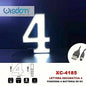 Number 4 Decorative LED Battery-Operated Christmas Light for Decorations White Light