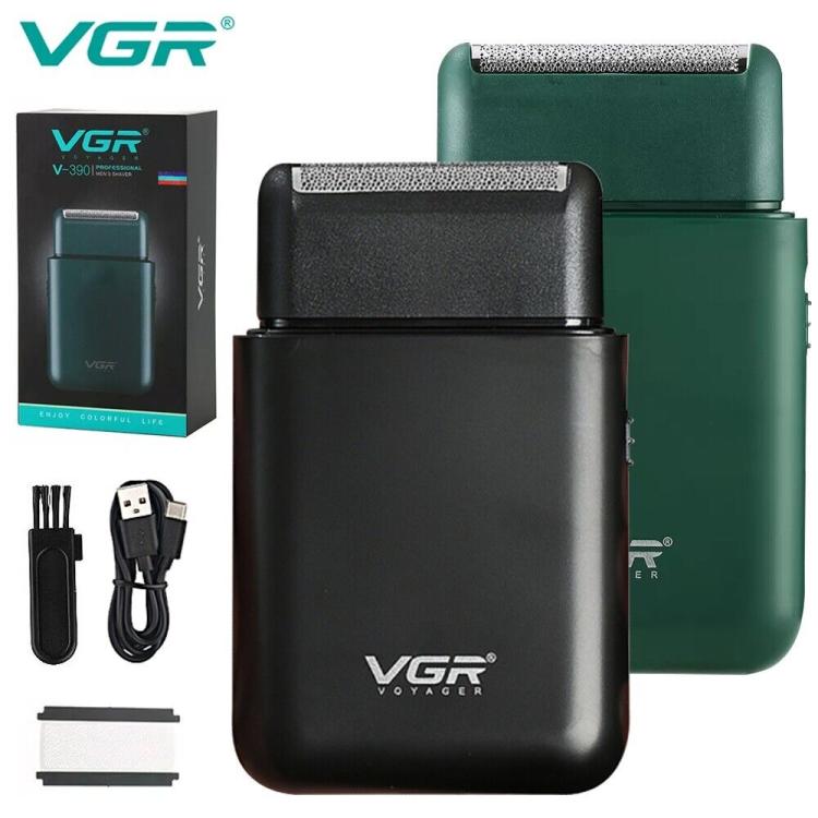 Vgr V-390 Elektrischer, wiederaufladbarer Profi-Rasierapparat 2 Klingen + Zubehör