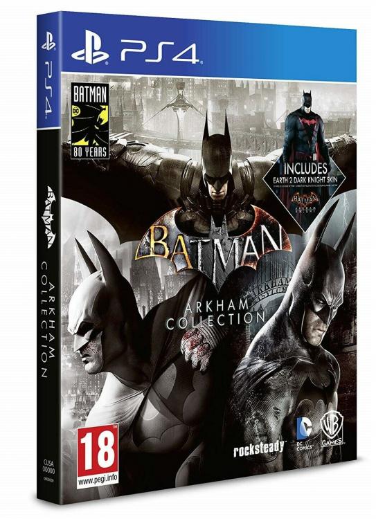 BATMAN ARKHAM COLLECTION STEELBOOK LIMITED EDITION PS4 PLAYSTATION 4 DEUTSCH