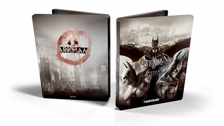 BATMAN ARKHAM COLLECTION STEELBOOK LIMITED EDITION PS4 PLAYSTATION 4 DEUTSCH