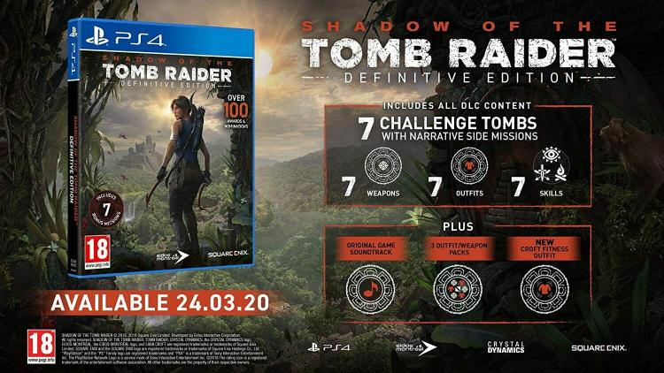 Shadow Of The Tomb Raider Definitive Edition Ps4 Gioco Ita Playstation 4 Nuovo
