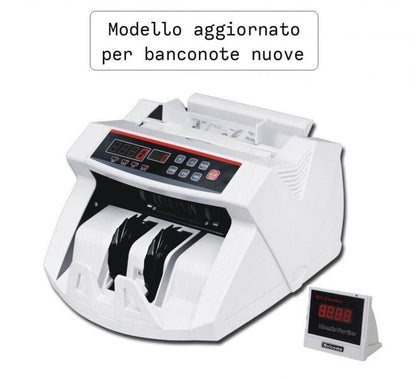 CONTABANCONOTE RILEVATORE SOLDI FALSI RILEVA CONTA BANCONOTE FALSE VERIFICATORE