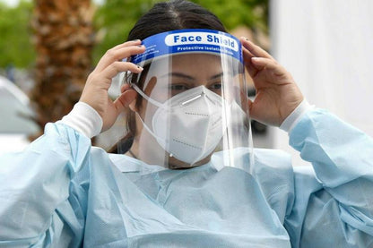 Visiera Protettiva Trasparente Integrale Viso Protezione Paraschizzi Da Testa