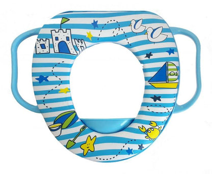 Riduttore Wc con Maniglie per Bambini Sedile Morbido Copriwater Water 59783