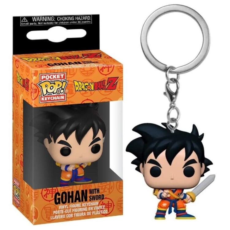 Funko Pop! Dragon Ball Z – Gohan With Sword Vinyl Schlüsselanhänger DB Super