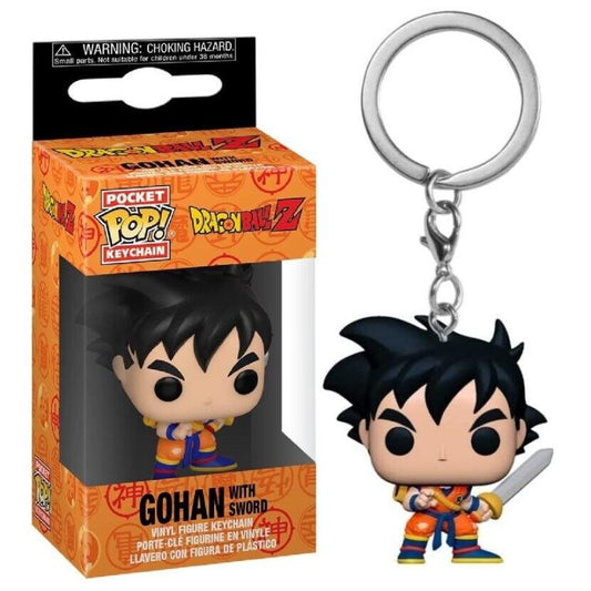Funko Pop ! Dragon Ball Z - Gohan With Sword Vinyl Keychain Portachiavi Db Super