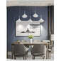 3 Tone Light 38W 76W Drop V Metal Pendant Ceiling Lamp