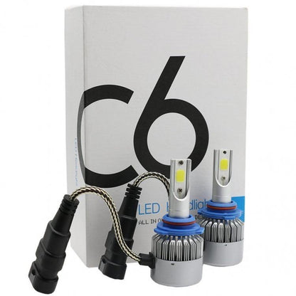 COPPIA LAMPADE LED AUTO FARI 9005 Hb3 MOTO LAMPADINE 36W LUCE BIANCA 6000k FARO