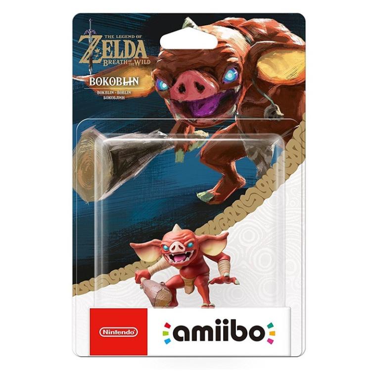 Amiibo The Legend Of Zelda - Breath Of The Wild Bokoblin Figure Boblin Nuovo