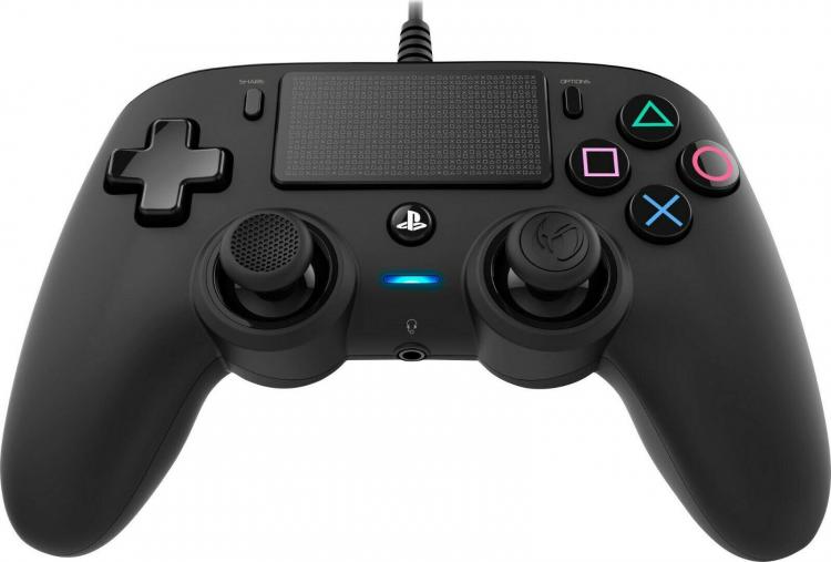 NACON WIRED CONTROLLER PS4 MIT KABEL PAD PLAYSTATION 4 / PC SCHWARZ JOYPAD NEU