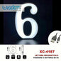 6 Battery-Operated Decorative LED Christmas Lights for Decorations, White Light