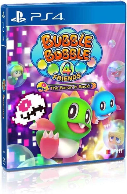 BUBBLE BOBBLE 4 FRIENDS THE BARON IS BACK PS4 SPIEL PLAYSTATION 4 PALLINE UP PS5