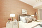 3D BRICK EFFECT WALLPAPER STICKER SPONGE PANEL WALLS 70X77CM BROWN