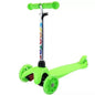 3-Wheel Scooter For Boys/Girls Adjustable Height Brake and Lights (Green)