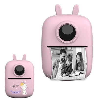 MINI STAMPANTE PORTATILE STAMPA DA smartphon FOTO VIDEO TESTO ROSA BLUETOOTH
