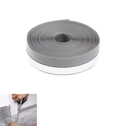 GUARNIZIONE ADESIVA PARAFREDDO PARASPIFFERI PORTE FINESTRE GRIGIO CHIARO 25MM