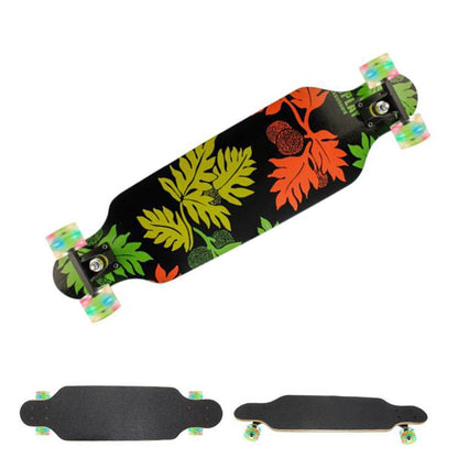SKATEBOARD SKATE IN LEGNO FANTASIA COLORATO BAMBINI RAGAZZI 80CM 06062