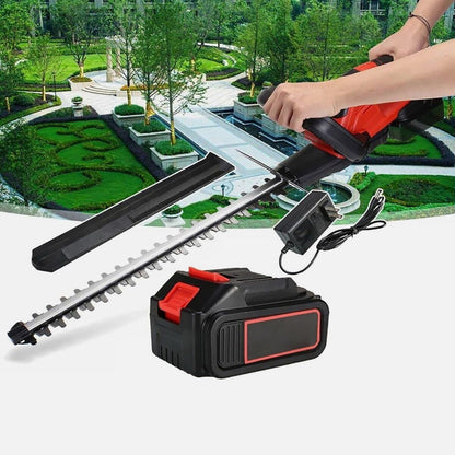 TAGLIASIEPI ELETTRICO SENZA FILO 88V 600W 2 BATTERIE LAMA 520MM VELOCE GIARDINO