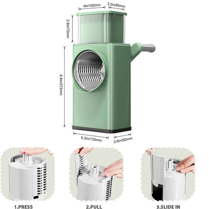 AFFETTATRICE MANUALE A MANOVELLA MULTIFUNZIONE AFFETTA TAGLIA VERDURE LD-00763