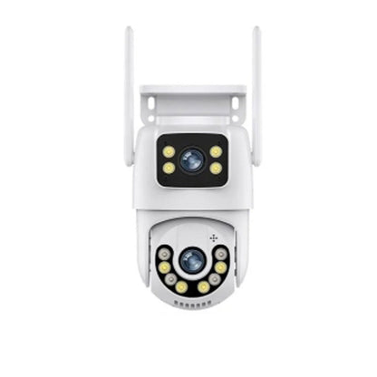 TELECAMERA VIDEOSORVEGLIANZA WIFI DOPPIA LENTE LED 3.6MM 2 ANTENNE JT-8697QJ