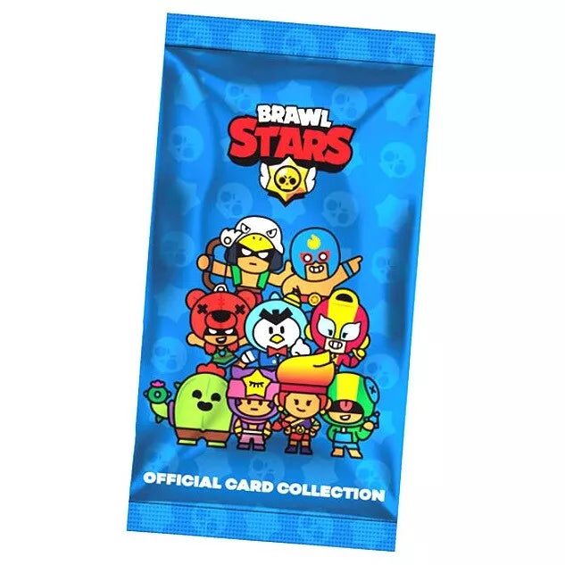 Brawl Stars 1 Tüte mit 5 Karten des Videospiels für Kinder, neue Kollektion 2024