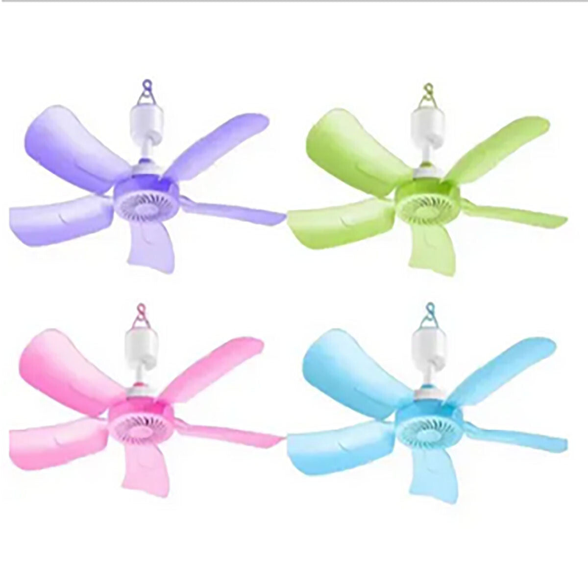 MINI VENTILATORE CASA SOFFITTO 5 PALE ANELLO AGGANCIO ON OFF 8W HQ-490A